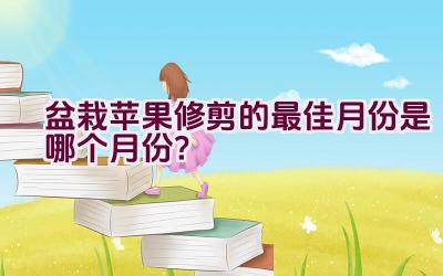 盆栽苹果修剪的最佳月份是哪个月份？