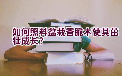 如何照料盆栽香脆木使其茁壮成长？插图